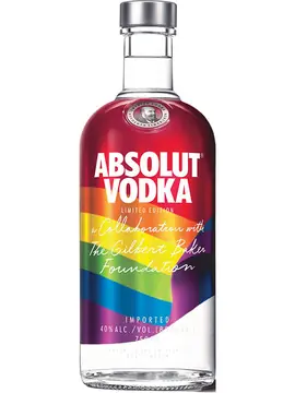 Absolut Rainbow Flag - Limited Edition 750ml bottle