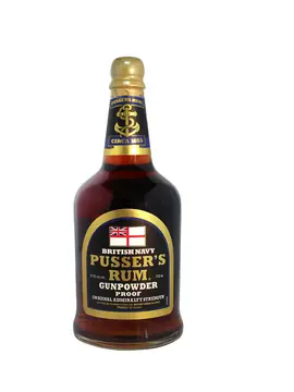 Pusser's Gunpowder Rum 750ml bottle