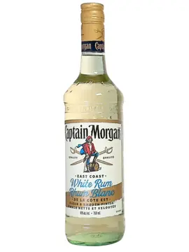 Captain Morgan East Coast White Rum 750ml bottle