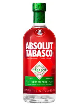Absolut Tabasco Nj 750ml bottle