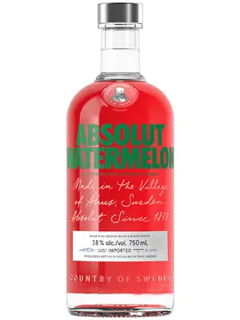 Absolut Watermelon Vodka 750ml bottle