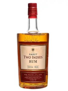 Amrut Two Indies Amber Rum 750ml bottle
