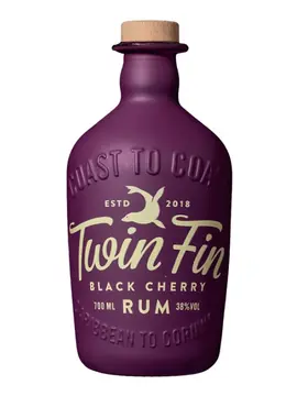 Twin Fin Black Cherry Rum 700ml bottle