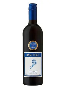 Barefoot Merlot 750ml bottle