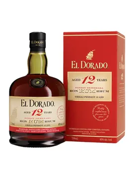 El Dorado 12 Yr. Rum 750ml bottle
