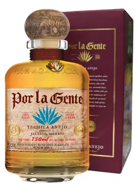 Por La Gente Tequila Anejo 750ml bottle