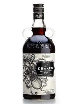 The Kraken Black Spiced Rum 750ml bottle