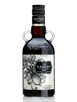 The Kraken Black Spiced Rum 375ml bottle