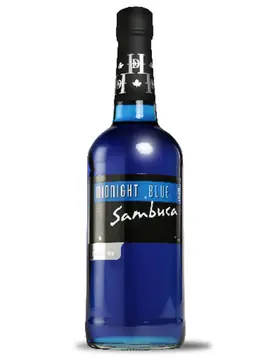 Midnight Blue Sambuca 750ml bottle