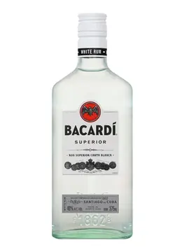 Bacardi Superior Rum 375ml bottle