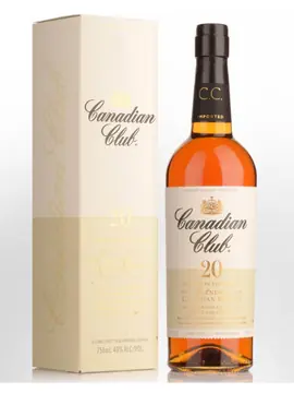 Canadian Club 20 Yr Old 750ml bottle