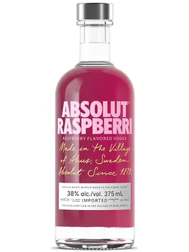 Absolut Raspberri 375ml bottle