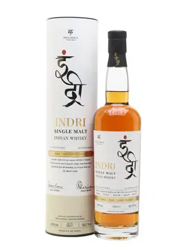 Indri Single Malt Indian Whisky 750ml bottle