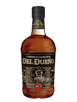 Caribbean Dark Rum Del Dueno 40% 700ml bottle