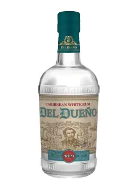 Caribbean White Rum Del Dueno 40% 700ml bottle